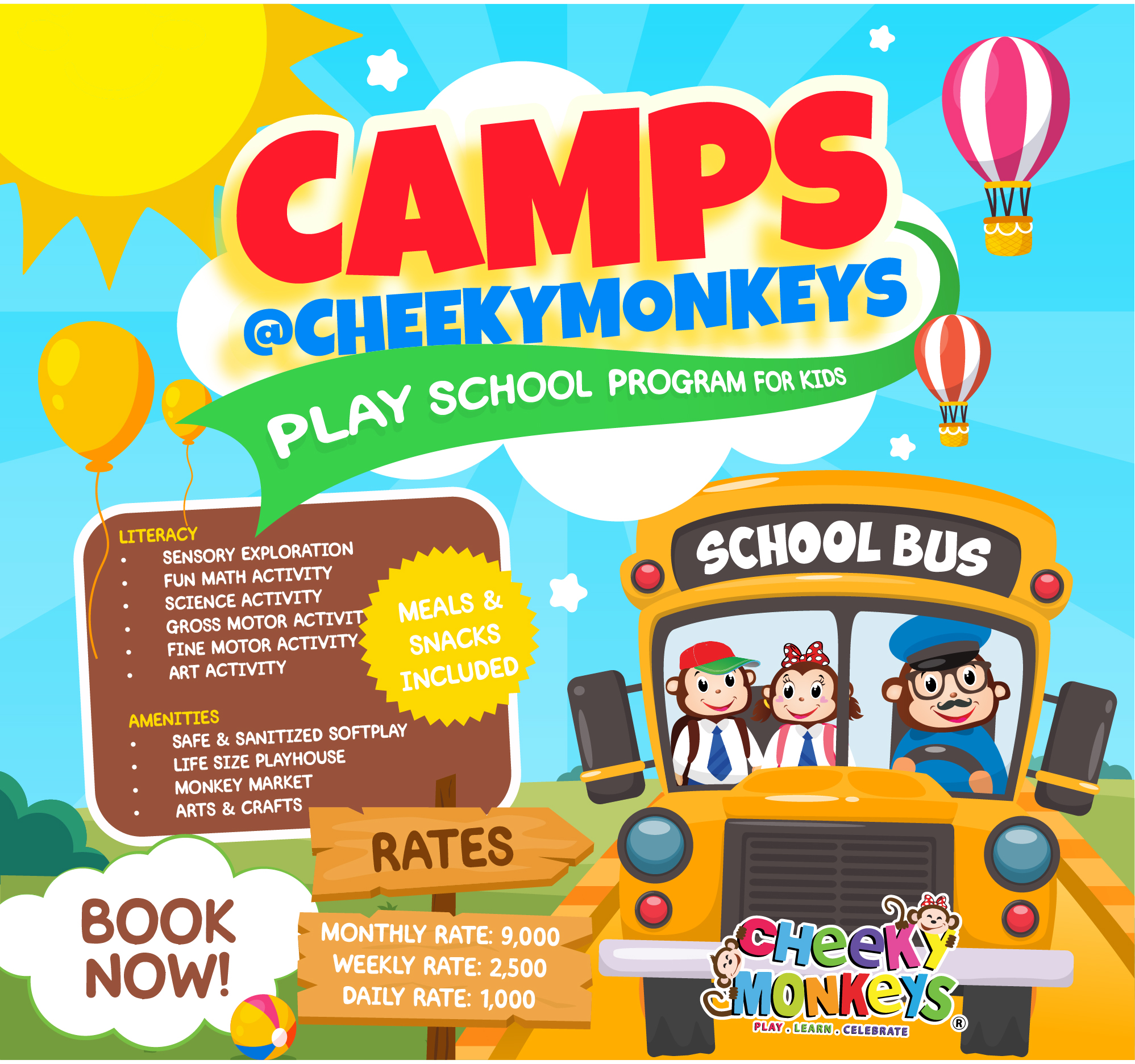 Cheeky Monkeys Philippines - Play School Program For Kids